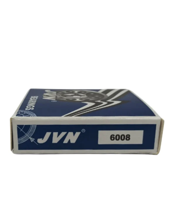 JVN 6008 Ball Bearing (40x68x15mm) | Open Type | Z2V2+ Grade | Chrome Steel | G10 Balls | High RPM | For Fans, Pumps, Motors, Textile Machines, Agricultural Equipment, General Industrial - 1PC