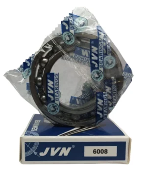JVN DEEP GROOVE BALL BEARINGS - 6008 WITH BOX - WHITE BACKGROUND