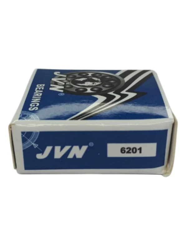 JVN 6201 Ball Bearing (12x32x10mm) – Open Type | Z2V2+ Grade | Chrome Steel | G10 Balls | High RPM | For Electric Motors, Fans, Bicycles, 2 Wheelers, Small Pumps, General Industrial & Automotive – 1PC