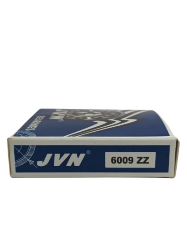 6009 ZZ SIDE BOX - WHITE BACKGROUND copy JVN 6009 ZZ Ball Bearing (45x75x16mm) – Shielded Type with Steel Shields | Z2V2+ Grade | Chrome Steel | G10 Balls | High RPM | For Electric Motors, Fans, Bicycles, Motorcycles, Automotive Components, Pumps, Compressors, General Industrial Applications – 1PC