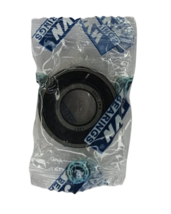 JVN 6001 2RS Ball Bearing (12x28x8mm) – Sealed Type with Rubber Seals | Z2V2+ Grade | Chrome Steel | G10 Balls | High RPM | For Small Electric Motors, Fans, Bicycles, Skateboards, Inline Skates, Automotive Components, Vacuum Cleaners, General Industrial Applications – 1PC
