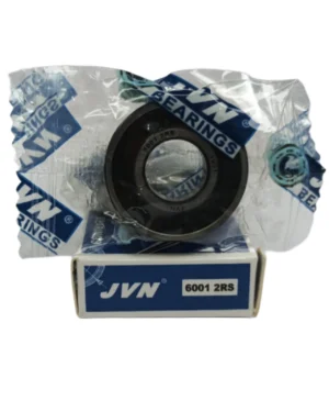 JVN DEEP GROOVE BALL BEARINGS - 6001 2RS WITH BOX - WHITE BACKGROUND