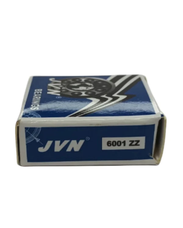 JVN 6001 ZZ Ball Bearing (12x28x8mm) – Shielded Type with Steel Shields | Z2V2+ Grade | Chrome Steel | G10 Balls | High RPM | For Small Electric Motors, Fans, Bicycles, Skateboards, Inline Skates, Automotive Components, Vacuum Cleaners, General Industrial Applications – 1PC