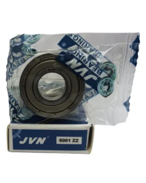JVN DEEP GROOVE BALL BEARINGS - 6001 ZZ WITH BOX - WHITE BACKGROUND