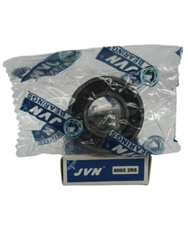 JVN DEEP GROOVE BALL BEARINGS - 6002 2RS WITH BOX - WHITE BACKGROUND