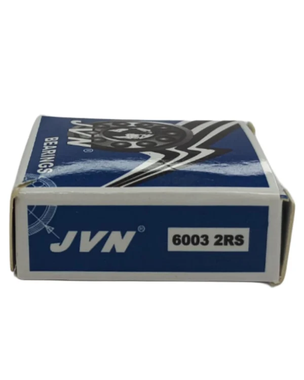 JVN 6003 2RS Ball Bearing (17x35x10mm) – Sealed Type with Rubber Seals | Z2V2+ Grade | Chrome Steel | G10 Balls | High RPM | For Small Electric Motors, Fans, Bicycles, Skateboards, Inline Skates, Automotive Components, Vacuum Cleaners, General Industrial Applications – 1PC