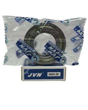 JVN DEEP GROOVE BALL BEARINGS - 6005 ZZ WITH BOX - WHITE BACKGROUND