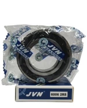 JVN DEEP GROOVE BALL BEARINGS - 6006 2RS WITH BOX - WHITE BACKGROUND