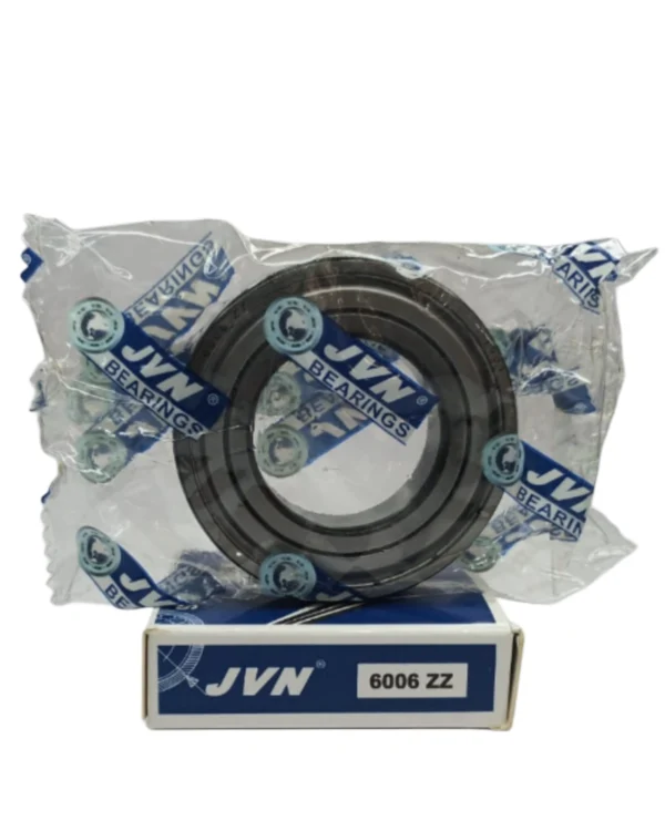 JVN DEEP GROOVE BALL BEARINGS - 6006 ZZ WITH BOX - WHITE BACKGROUND