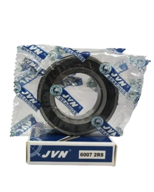 JVN DEEP GROOVE BALL BEARINGS - 6007 2RS WITH BOX - WHITE BACKGROUND