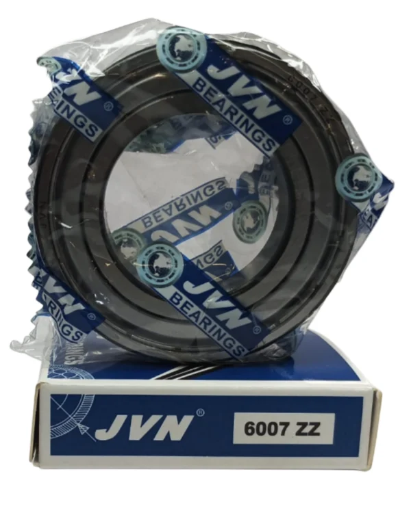 JVN DEEP GROOVE BALL BEARINGS - 6007 ZZ WITH BOX - WHITE BACKGROUND JVN DEEP GROOVE BALL BEARINGS - 6007 ZZ WITH BOX - WHITE BACKGROUND