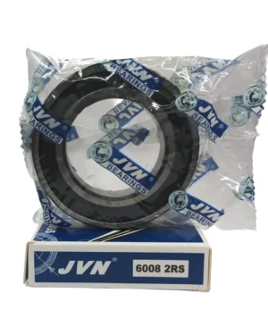 JVN DEEP GROOVE BALL BEARINGS - 6008 2RS WITH BOX - WHITE BACKGROUND
