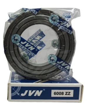 JVN DEEP GROOVE BALL BEARINGS - 6008 ZZ WITH BOX - WHITE BACKGROUND