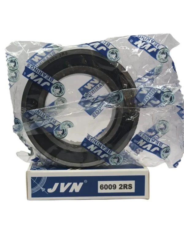 JVN DEEP GROOVE BALL BEARINGS - 6009 2RS WITH BOX - WHITE BACKGROUND