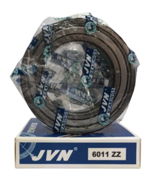 JVN DEEP GROOVE BALL BEARINGS - 6011 ZZ WITH BOX - WHITE BACKGROUND