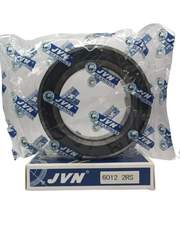 JVN DEEP GROOVE BALL BEARINGS - 6012 2RS WITH BOX - WHITE BACKGROUND