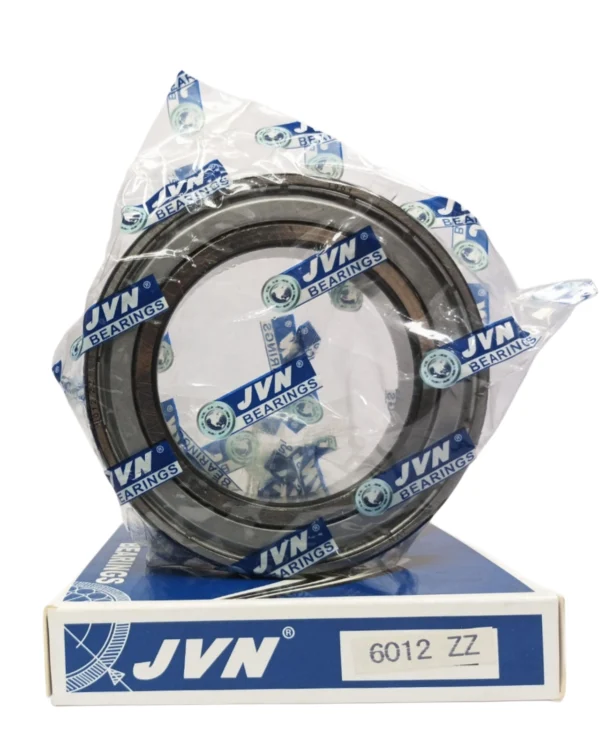 JVN DEEP GROOVE BALL BEARINGS - 6012 ZZ WITH BOX - WHITE BACKGROUND JVN DEEP GROOVE BALL BEARINGS - 6012 ZZ WITH BOX - WHITE BACKGROUND
