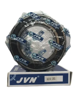 JVN DEEP GROOVE BALL BEARINGS - 6014 2RS WITH BOX - WHITE BACKGROUND