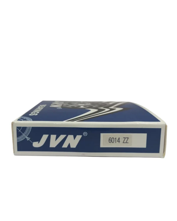 JVN DEEP GROOVE BALL BEARINGS - 6014 ZZ SIDE BOX - WHITE BACKGROUND copy JVN 6014 ZZ Ball Bearing (70x110x20mm) – Shielded Type with Steel Shields | Z2V2+ Grade | Chrome Steel | G10 Balls | High RPM | For Pumps, Gearboxes, Electric Motors, Agricultural Equipment, Trucks, General Industrial Applications – 1PC