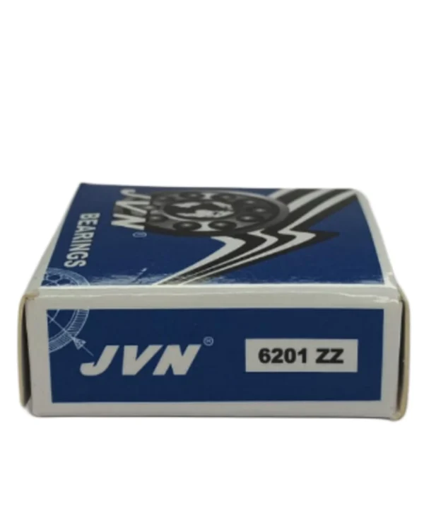 JVN 6201 ZZ Ball Bearing (12x32x10mm) – Shielded Type with Steel Shields | Z2V2+ Grade | Chrome Steel | G10 Balls | High RPM | For Fans, Motors, Grinders, Mixers, Crushers, Textile Machines, Agricultural Equipment, Bicycles, 2 Wheelers, 3 Wheelers, 4 Wheelers, Trucks, Buses, General Industrial Applications – 1PC