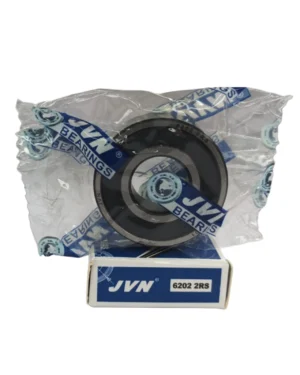 JVN DEEP GROOVE BALL BEARINGS - 6202 2RS WITH BOX - WHITE BACKGROUND