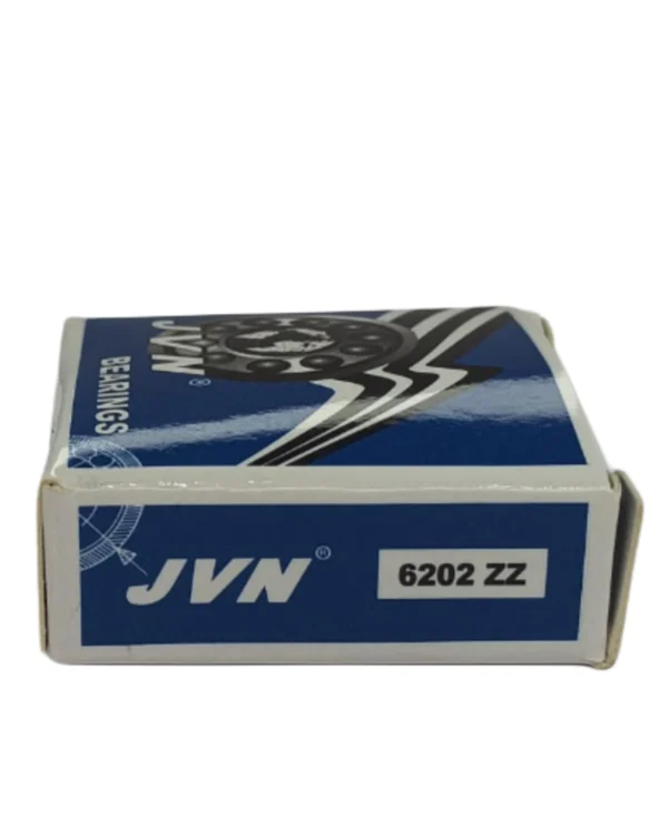 JVN 6202 ZZ Ball Bearing (15x35x11mm) – Shielded Type with Steel Shields | Z2V2+ Grade | Chrome Steel | G10 Balls | High RPM | For Fans, Motors, Grinders, Mixers, Crushers, Textile Machines, Agricultural Equipment, Bicycles, 2 Wheelers, 3 Wheelers, 4 Wheelers, Trucks, Buses, General Industrial Applications – 1PC