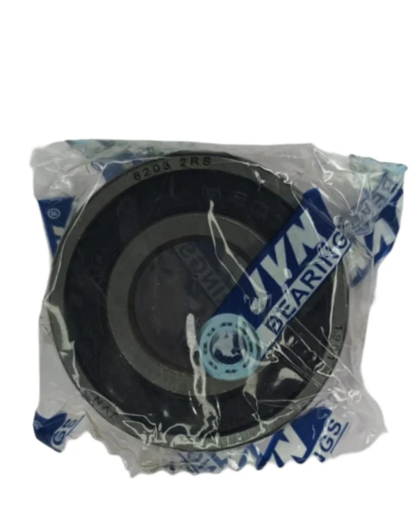 JVN DEEP GROOVE BALL BEARINGS - 6203 2RS PRODUCT - WHITE BACKGROUND copy JVN 6203 2RS Ball Bearing (17x40x12mm) – Sealed Type with Rubber Seals | Z2V2+ Grade | Chrome Steel | G10 Balls | High RPM | For Fans, Motors, Grinders, Mixers, Crushers, Textile Machines, Agricultural Equipment, Bicycles, 2 Wheelers, 3 Wheelers, 4 Wheelers, Trucks, Buses, General Industrial Applications – 1PC