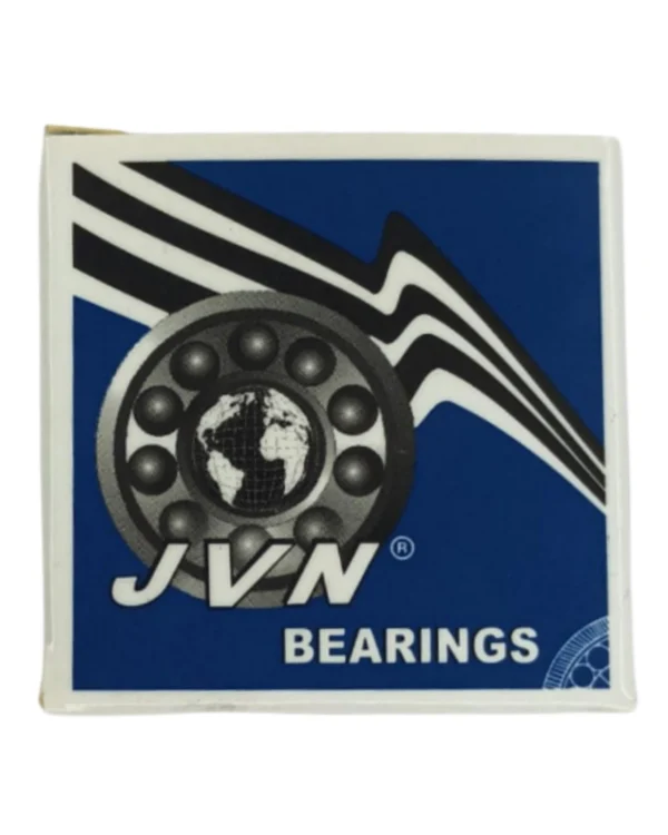 JVN DEEP GROOVE BALL BEARINGS - 6203 ZZ BOX - WHITE BACKGROUND copy JVN 6203 ZZ Ball Bearing (17x40x12mm) – Shielded Type with Steel Shields | Z2V2+ Grade | Chrome Steel | G10 Balls | High RPM | For Fans, Motors, Grinders, Mixers, Crushers, Textile Machines, Agricultural Equipment, Bicycles, 2 Wheelers, 3 Wheelers, 4 Wheelers, Trucks, Buses, General Industrial Applications – 1PC