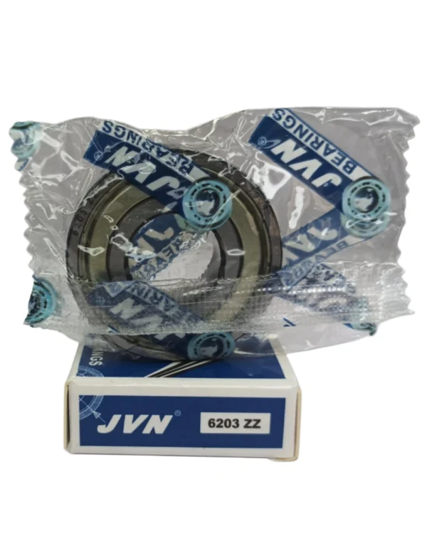 JVN DEEP GROOVE BALL BEARINGS - 6203 ZZ WITH BOX - WHITE BACKGROUND JVN DEEP GROOVE BALL BEARINGS - 6203 ZZ WITH BOX - WHITE BACKGROUND