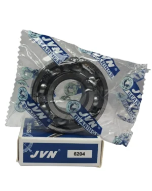 JVN DEEP GROOVE BALL BEARINGS - 6204 WITH BOX - WHITE BACKGROUND