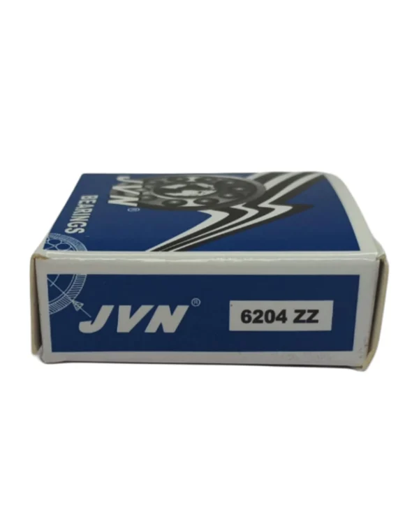 JVN 6204 ZZ Ball Bearing (20x47x14mm) – Shielded Type with Steel Shields | Z2V2+ Grade | Chrome Steel | G10 Balls | High RPM | For Fans, Motors, Grinders, Mixers, Crushers, Textile Machines, Agricultural Equipment, Bicycles, 2 Wheelers, 3 Wheelers, 4 Wheelers, Trucks, Buses, General Industrial Applications – 1PC
