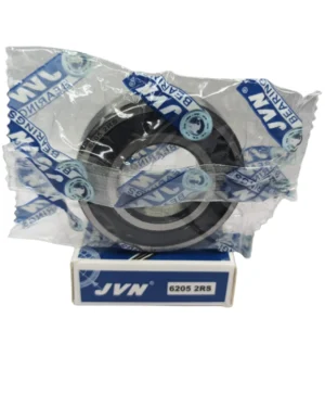 JVN DEEP GROOVE BALL BEARINGS - 6205 2RS WITH BOX - WHITE BACKGROUND