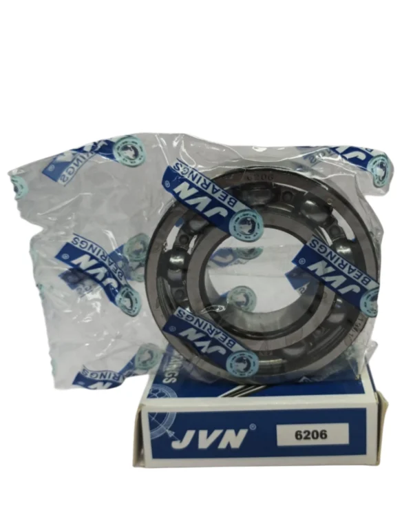 JVN DEEP GROOVE BALL BEARINGS - 6206 WITH BOX - WHITE BACKGROUND