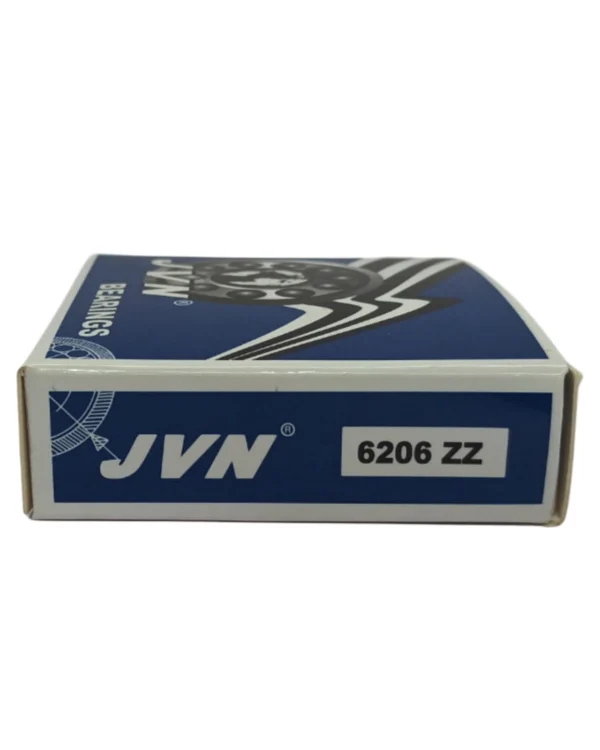 JVN 6206 ZZ Ball Bearing (30x62x16mm) – Shielded Type with Steel Shields | Z2V2+ Grade | Chrome Steel | G10 Balls | High RPM | For Fans, Motors, Grinders, Mixers, Crushers, Textile Machines, Agricultural Equipment, Bicycles, 2 Wheelers, 4 Wheelers – 1PC