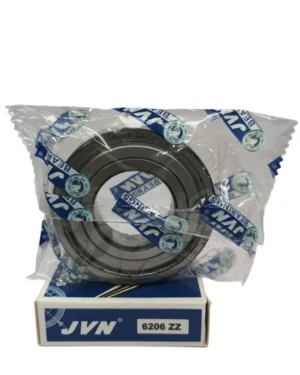 JVN DEEP GROOVE BALL BEARINGS - 6206 ZZ WITH BOX - WHITE BACKGROUND