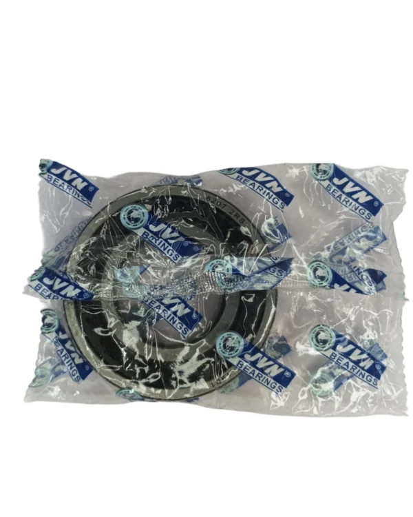 JVN 6207 2RS Ball Bearing (35x72x17mm) – Sealed Type with Rubber Seals | Z2V2+ Grade | Chrome Steel | G10 Balls | High RPM | For Fans, Motors, Grinders, Mixers, Crushers, Textile Machines, Agricultural Equipment, Bicycles, 2 Wheelers, 4 Wheelers – 1PC