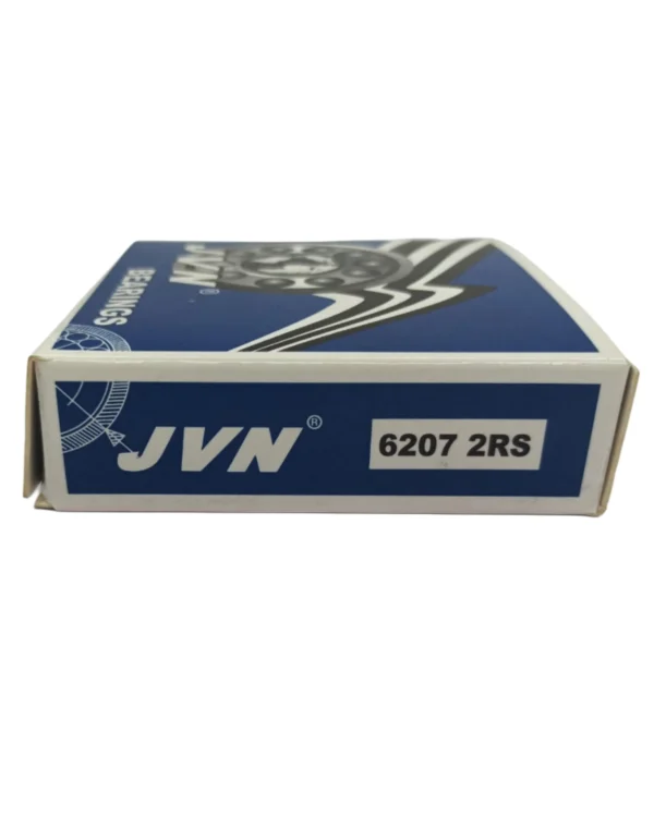 JVN 6207 2RS Ball Bearing (35x72x17mm) – Sealed Type with Rubber Seals | Z2V2+ Grade | Chrome Steel | G10 Balls | High RPM | For Fans, Motors, Grinders, Mixers, Crushers, Textile Machines, Agricultural Equipment, Bicycles, 2 Wheelers, 4 Wheelers – 1PC