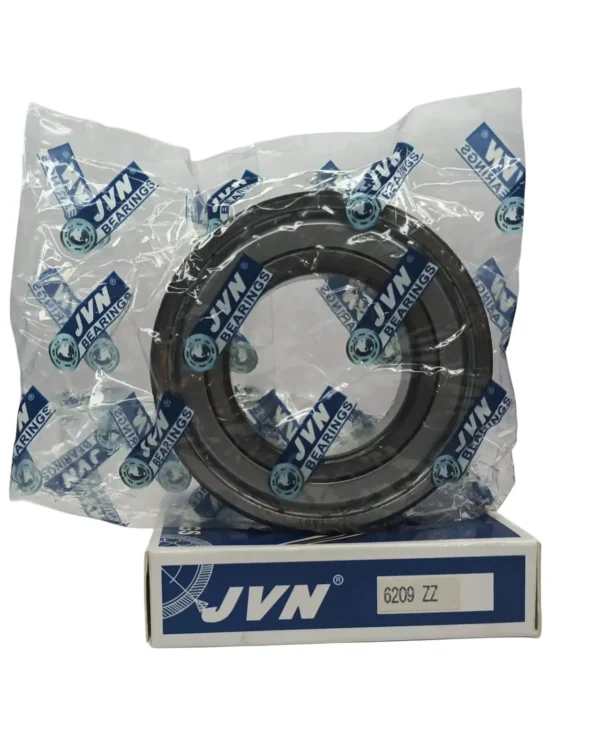 JVN DEEP GROOVE BALL BEARINGS - 6209 ZZ WITH BOX - WHITE BACKGROUND
