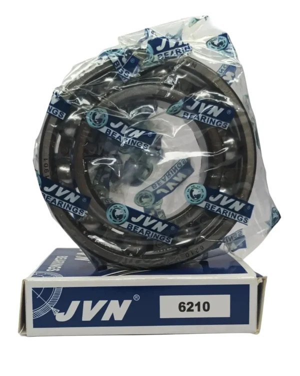 JVN DEEP GROOVE BALL BEARINGS - 6210 WITH BOX - WHITE BACKGROUND