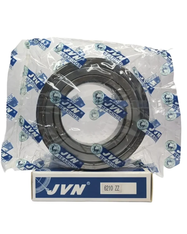 JVN DEEP GROOVE BALL BEARINGS - 6210 ZZ WITH BOX - WHITE BACKGROUND