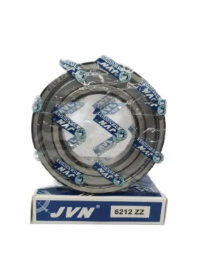 JVN DEEP GROOVE BALL BEARINGS - 6212 ZZ WITH BOX - WHITE BACKGROUND