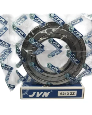 JVN DEEP GROOVE BALL BEARINGS - 6213 ZZ WITH BOX - WHITE BACKGROUND