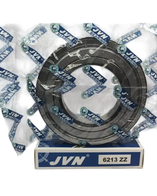 JVN DEEP GROOVE BALL BEARINGS - 6213 ZZ WITH BOX - WHITE BACKGROUND