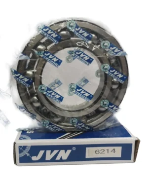 JVN DEEP GROOVE BALL BEARINGS - 6214 WITH BOX - WHITE BACKGROUND