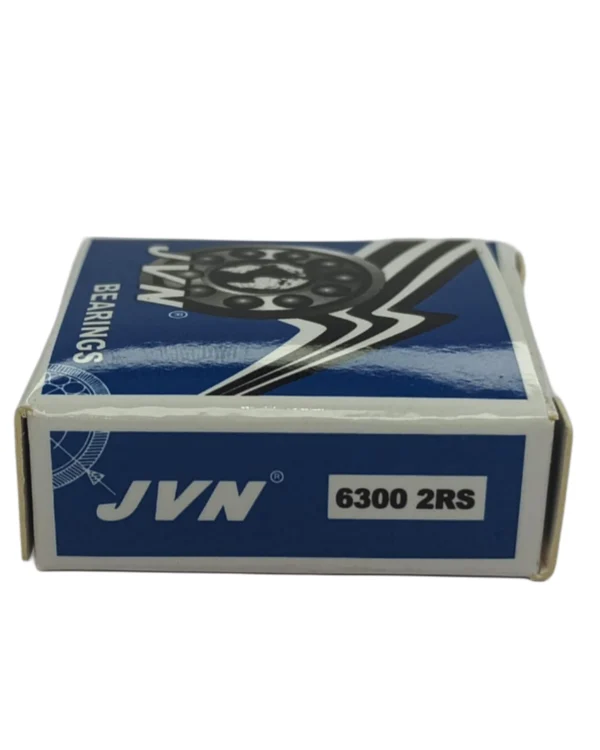 JVN 6300 2RS Ball Bearing (10x35x11mm) – Sealed Type with Rubber Seals | Z2V2+ Grade | Chrome Steel | G10 Balls | High RPM | For Fans, Motors, Grinders, Mixers, Conveyors, Textile Machines, Agricultural Equipment, Bicycles, 2 Wheelers, Skateboards – 1PC