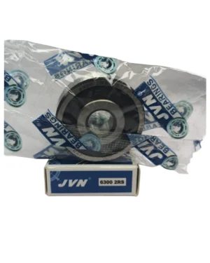 JVN DEEP GROOVE BALL BEARINGS - 6300 2RS WITH BOX - WHITE BACKGROUND