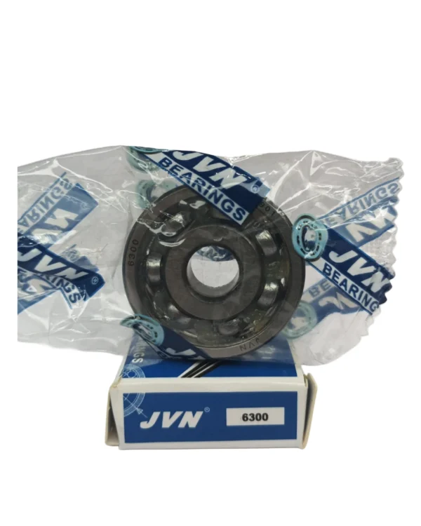 JVN DEEP GROOVE BALL BEARINGS - 6300 WITH BOX - WHITE BACKGROUND