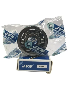 JVN DEEP GROOVE BALL BEARINGS - 6301 WITH BOX - WHITE BACKGROUND