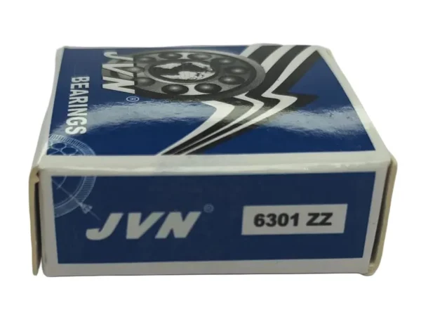 JVN 6301 ZZ Ball Bearing (12x37x12mm) – Shielded Type with Steel Shields | Z2V2+ Grade | Chrome Steel | G10 Balls | High RPM | For Fans, Motors, Grinders, Mixers, Conveyors, Textile Machines, Agricultural Equipment, Bicycles, 2 Wheelers, Skateboards – 1PC