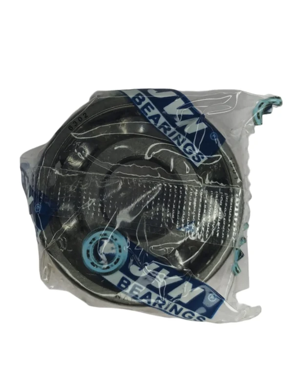 JVN 6302 Ball Bearing (15x42x13mm) | Open Type | Z2V2+ Grade | Chrome Steel | G10 Balls | High RPM | For Fans, Motors, Grinders, Mixers, Crushers, Textile Machines, Agricultural Equipment, Bicycles, 2 Wheelers, 3 Wheelers, 4 Wheelers, Trucks, Buses, General Industrial - 1PC